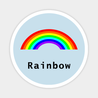 Rainbow Rainbows Magnet